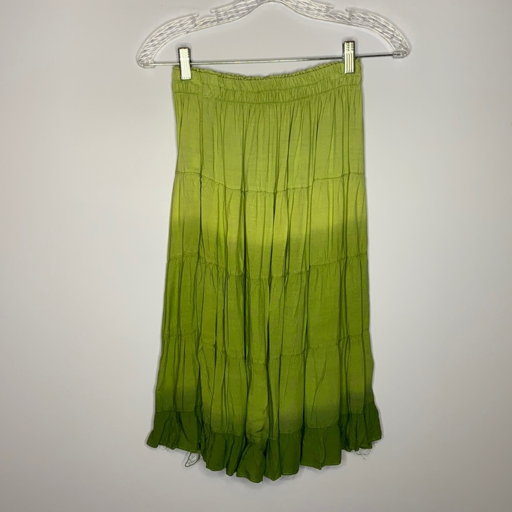 Green Ombré Skirt